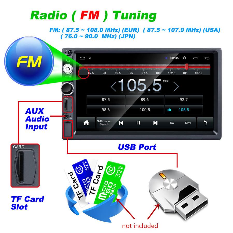 Четырехъядерный Android 8.1 Автомобильный mp5 GPS-плеер + phonelink+ + Bluetooth + FM