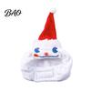 Small Dog Holiday Costume Christmas Snowman Pet Hat for Cats And to Medium Dogs, Soft Decorative Parties Plush Festive Accessory with Embroidered
