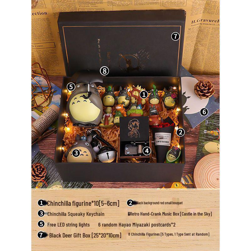 Подарочный набор фигурок Хаяо Миядзаки для подруг - Идеально подходит для дней рождения, средней школы, старшей школы или выпускного.