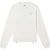 Official Womens Pullover Sweatshirt 2023 Autumn Fashion Casual Simple Round Neck Knit Top Women Tops White F11W338208FWT