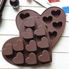 Новые силиконовые формы в форме сердца для помадки, шоколадная форма для кухни, 1 шт.