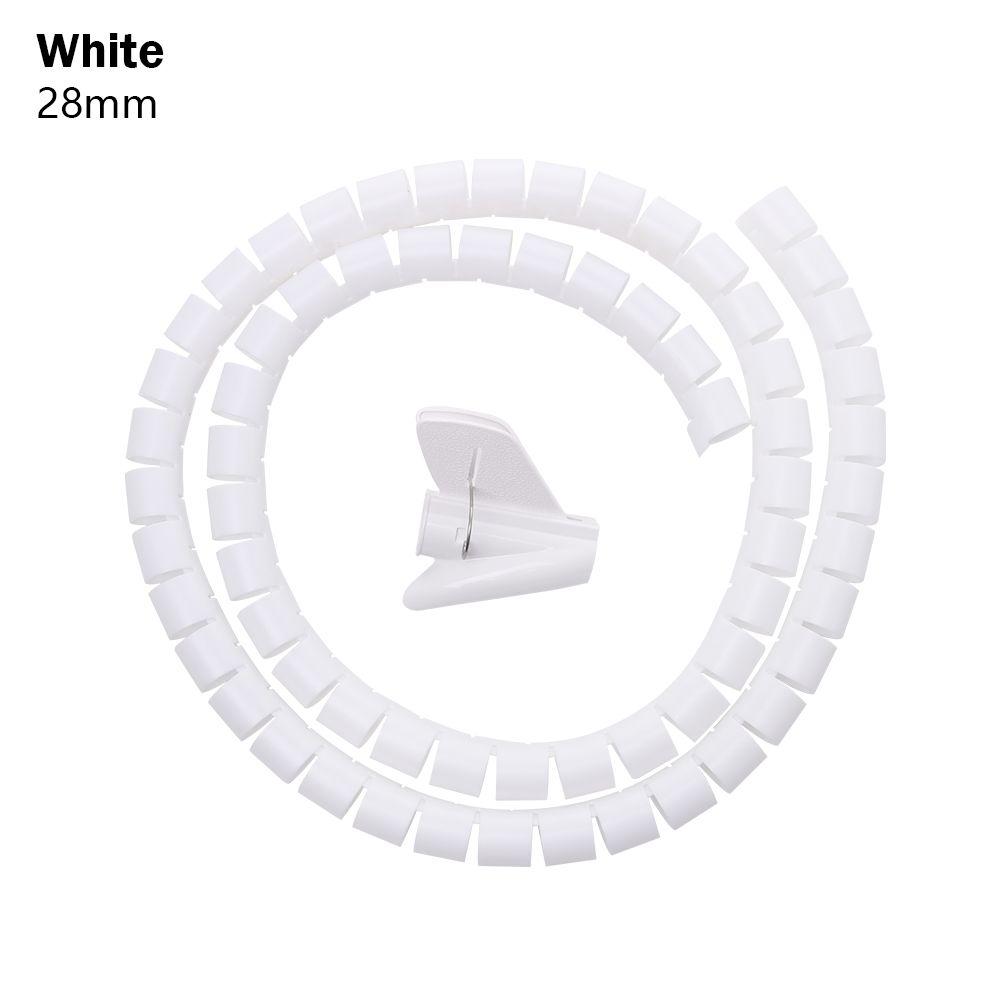 Практическое управление 1,5 м длина проводов органайзер гибкий спиральный трубчатый протектор шнура держатель кабеля