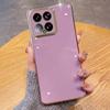 Применимо к чехлу для мобильного телефона Xiaomi Mi 15, чехол со встроенной защитой объектива, прямой край, гальваническое покрытие, чехол для Xiaomi Mi 14TPro, однотонный, мягкий, защитный чехол