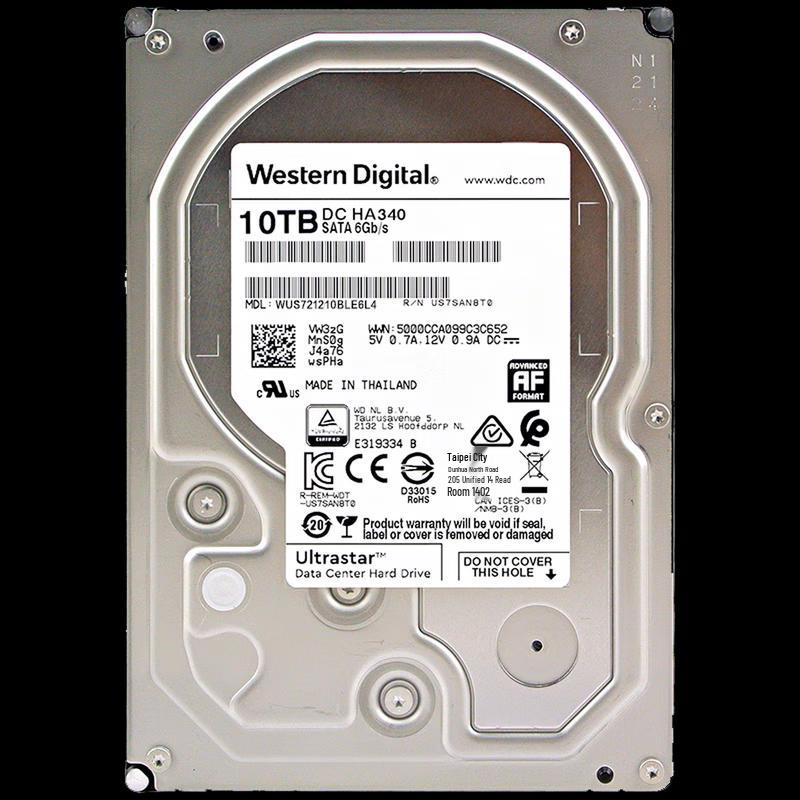 Western Digital 10TB DC HA340 Enterprise HDD