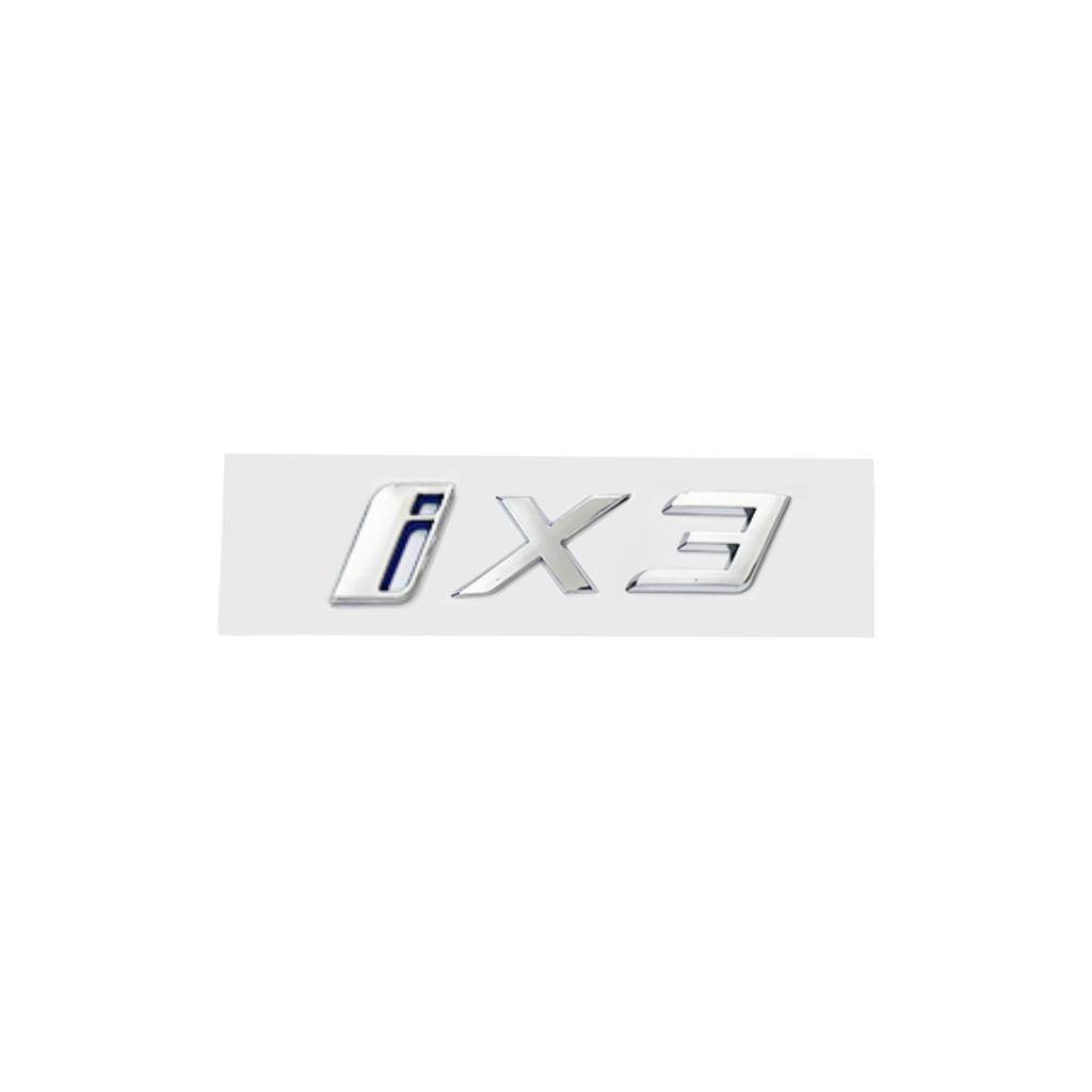 New Rear Trunk Emblem iX i3 i4 i7 iX3 iX4 iX7 Letters Sticker for BMW X1 X3 X4 X5 X7 Car Badge Decal Auto Exterior Accessories pa2