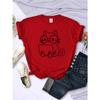 Cat Pattern Printing Women's T-shirt Personality Trend Casual Clothing Street Creative Tops Daily Fashion