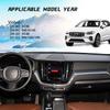 ABS Carbon Fiber Shift Knob Cover Custom Fit For Volvo XC40 XC60 XC90 S60 S90 C40 Gear Shift Lever Replacement Accessory
