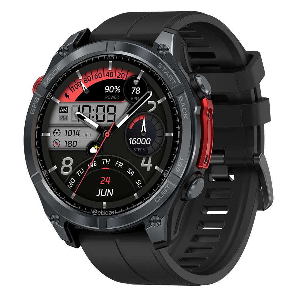 Умные часы Stratos 4 GPS с 1,43-дюймовым AMOLED-дисплеем, встроенным компасом, барометрическим альтиметром, фонариком, функцией голосового вызова