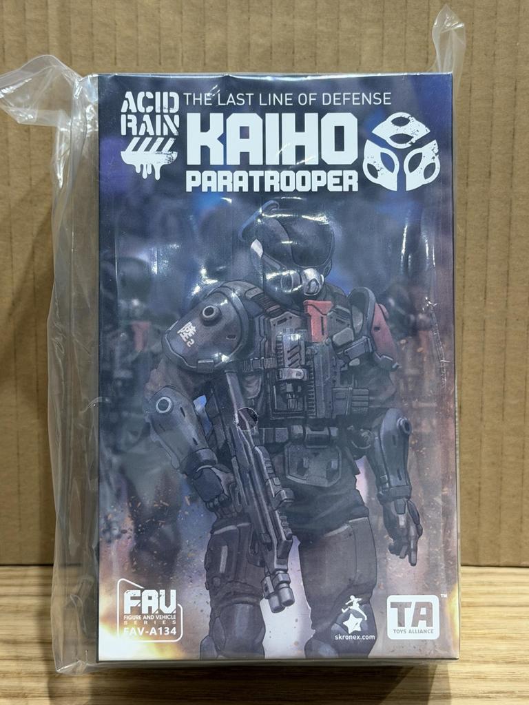 Мир кислотных дождей FAV-A134 Парашютист Кайхо Масштаб 1:18 Предварительно раскрашенная Подвижная Военная Фигурка (Последняя линия обороны) от TOYS ALLIANCE