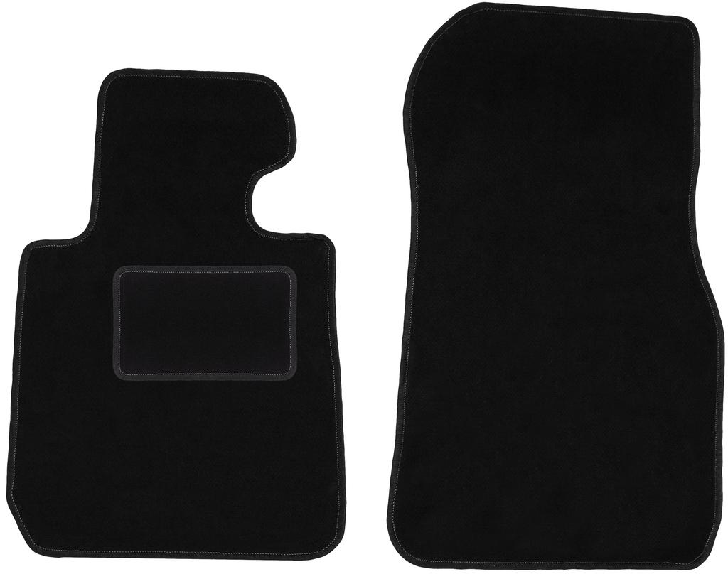 Black front floor mats for: BMW 3 F31 estate, Touring (2011-2018)