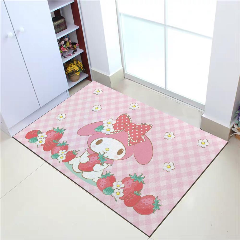 My Melody Foot Mat Carpet Home Doormats Anti Slip Mat Rug Living Room Rugs Entrance Door Mats Absorbent Bathroom Rug Bath Floor