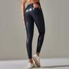 Леггинсы из искусственной кожи Winter Peathers Pants Warm Fitness Sports Trousers Solid Color Gym Leggings With Pockets