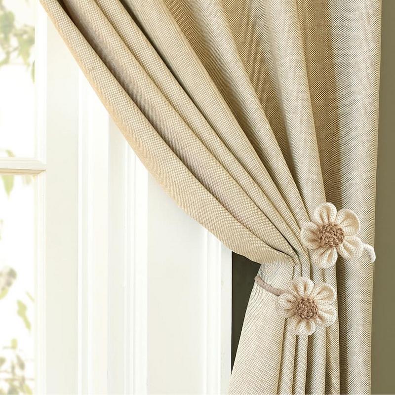 2 шт. Подхваты для штор в виде цветов, декоративные завязки, веревка для подвязывания, украшение для детской комнаты, без сверления, закручивающаяся завязка для штор, декоративный подхват