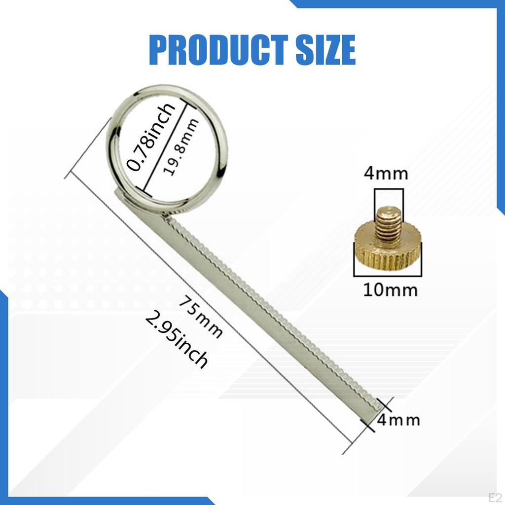 Trumpet Repair Kit Maintenance Finger Buttons for Brass Instrument Key Systems Valve Cap