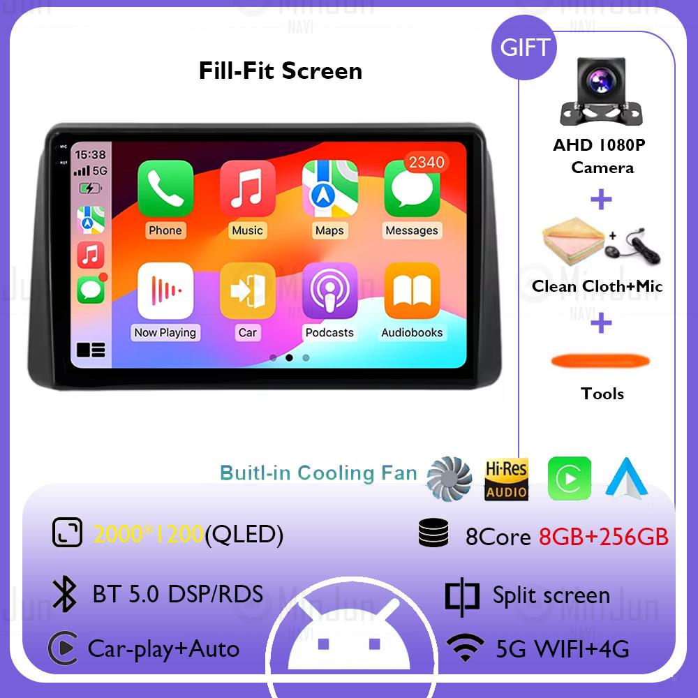 Для Chrysler 2011 - 2015 Grand Voyager 5 Car Radio Android 14 Мультимедиа Беспроводной Carplay Авто Стерео QLED Сенсорный Экран