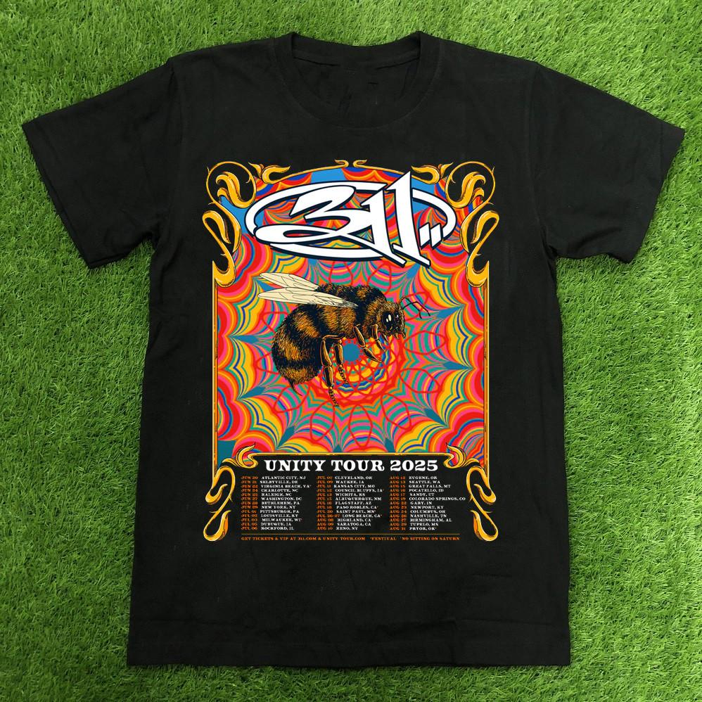 New Populalr 311 THE UNITY TOUR 2025 Band Gift for Fan S to 5XL T-shirt K766 Unisex T-Shirt