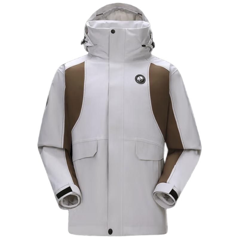 CAMEL PANDA 3-in-1 Waterproof Windproof Fleece Lined Hiking Jacket Unisex