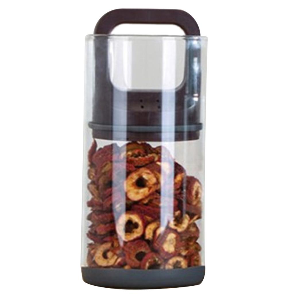 Innovative Canister Vacuum Storage Jar Container Glass Storage Jar with Vacuum Seal Lid Container for Food Preservation