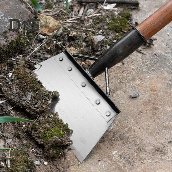 Многофункциональная лопата для очистки, лопата для прополки и посадки, острое лезвие, длинная ручка, лопата для удаления сорняков, сверхмощный садовый инструмент