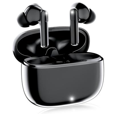 Беспроводные наушники Bluetooth 6.0 V15 Компактные Легкие Беспроводные Популярные До 36 часов Воспроизведения Микрофон для Звонков ENC В комплекте Автоматическое Сопряжение Type-C