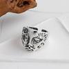 BFCLUB Silver Color Rings for women Female Resizable Korea Ring Handmade Anillos Plata 925 Para Mujer Bijoux Femme fine Jewelry