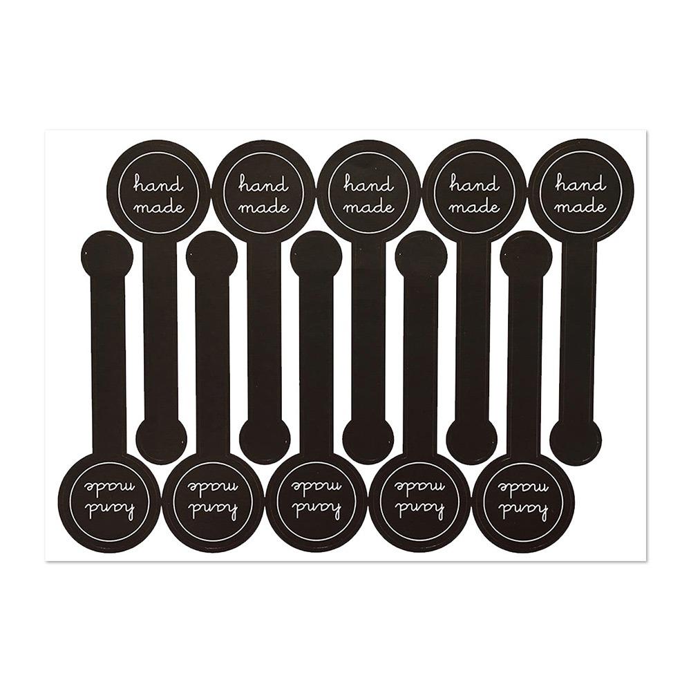 100PCS Thank You Seal Stickers Handmade Multicolor Long Strip Label DIY Accessories Self-adhesive Wrapping Decorative Sticker