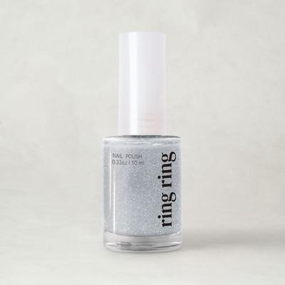 Ringling Glitter Nail 10 мл Flash Silver