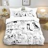 Boy Girl Bedding Set 3D Duvet Cover Pillowcase Bedroom Decoration Children Gift Single Double Large Size