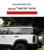 Наклейка-затемнение стойки D для BJ40 City Hunter - издание Black Warrior