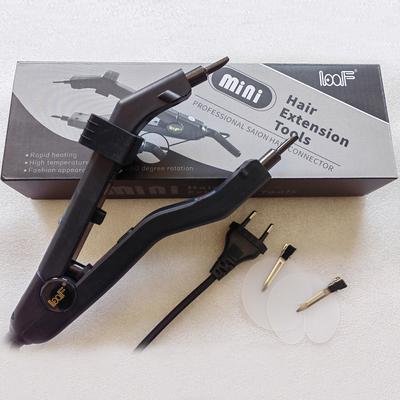 Новое поступление, качественный черный термоусадочный коннектор для волос с регулируемой температурой, набор инструментов для наращивания волос