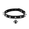 Hip Hop Black Leather Rivets Cat Claw Necklace for Women Dark Spicy Girls Chokers Trend Cool Gothic Fashion Jewelry Accessories