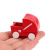 1/12 Dollhouse Mini Simulation Scooter Dollhouse Miniature Plastic Pulling Cart Train Tricycle Doll Furniture Garden Decor