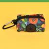 Convenient Pet Poop Bags Holder Fashion Print Zippered Dog Poop Bag Holder for Outdoor Pet Walking Running Clean Supply