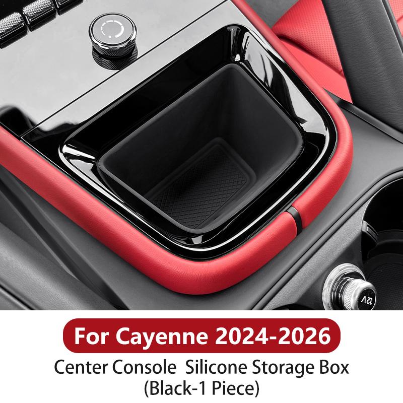 For Porsche Cayenne Macan Car Cup Holder Silicone Center Console Bottle Holder Insert Anti Slip Drink Organizer Auto Accessories