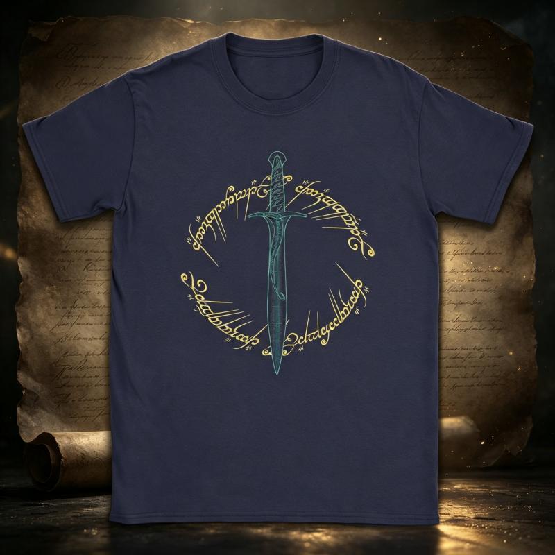 New Unisex Sting L-Lords of The R-Rings T Shirt Pure Cotton Clothes Unique Short Sleeve Round Neck Tees Printed T-Shirts