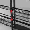 WEZHO Fitness Equipment Storage Rack