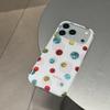Летний Чехол для iPhone 17 с Цветными Точками Силиконовая Накладка для iPhone 16 Pro Max 15P 14 Защита от Падений Полная Защита Модный Стиль Ins