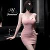 Sex underwear sexy neck hip tight uniform dress seduction backless women flirting sex underwear