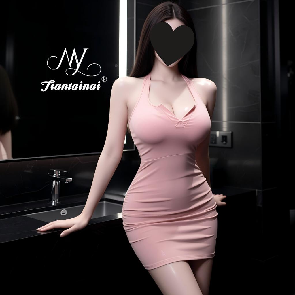 Sex underwear sexy neck hip tight uniform dress seduction backless women flirting sex underwear
