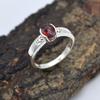 Red Garnet Ring 925 Sterling Silver Ring Gemstone Ring Christmas Gift Handmade Ring