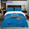 Magic Basketball Team Logo Three-piece set(1 * duvet cover + 2 * pillowcase, without core)Soft and comfortable Duvet cover and pillowcase