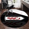1PC round rug Fc Crest Design Printed Round Area Rug ,Rug For Home Office, Round Chair Rug, Decorative Carpet Fan gifts Christmas gift