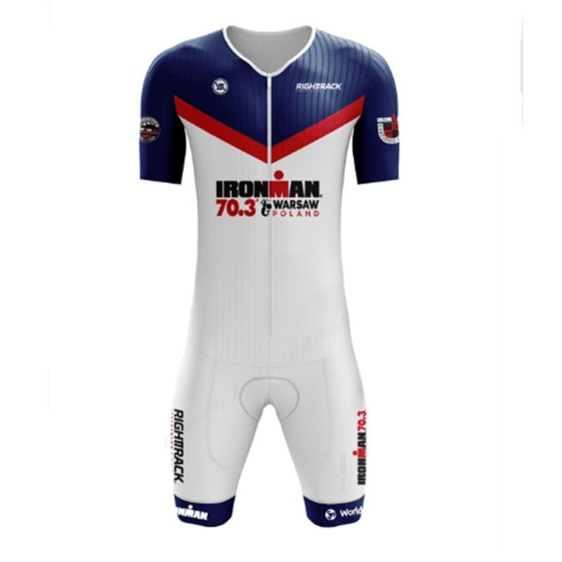 High-Elastic Triathlon Cycling Bodysuit Men Women Quick-Dry Compression Jersey Road Mountain Bike Racing