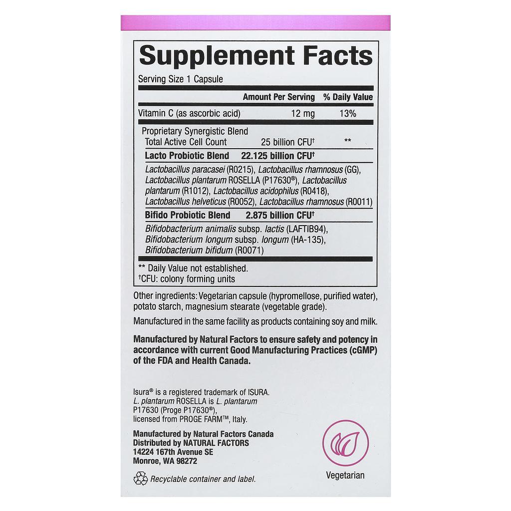 Ultimate Probiotic Women's Every Day, 25 Billion, 30 Veggie Caps