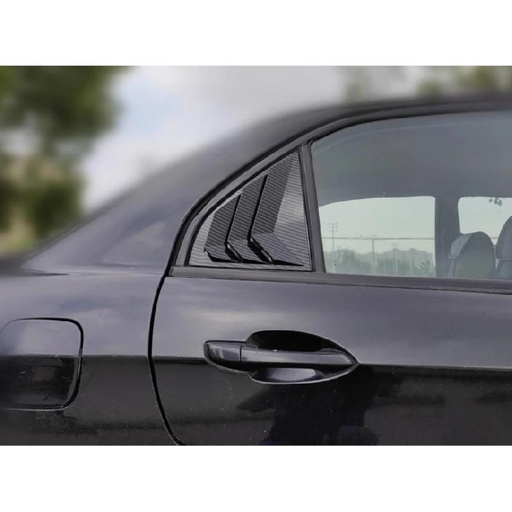 Для Mitsubishi Lancer Заднее Боковое Вентиляционное Окно Заслонка Жалюзи Накладка Отделка 2007-2015 Углеродное Волокно Автомобильные Аксессуары