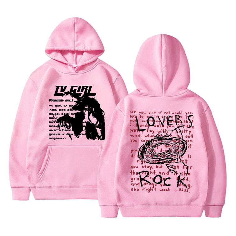 Толстовка с двусторонним принтом для девочек-телелюбителей, толстовка с капюшоном с французским выходом, постер альбома, толстовки унисекс, женская мода, большой свитшот