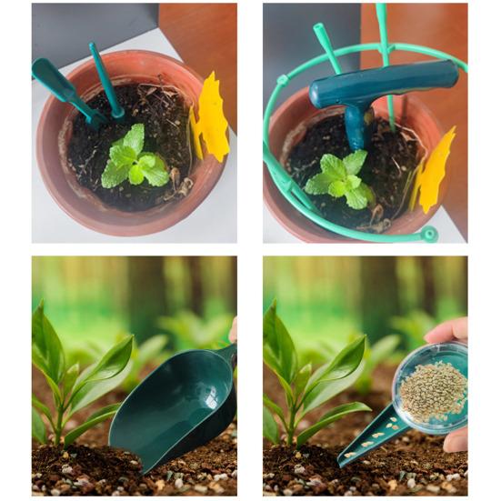 1 Set Seeds Spreader Mini Seeds Tool Dispenser Seedlings Planter Sowing Manual Seedlings Dibber