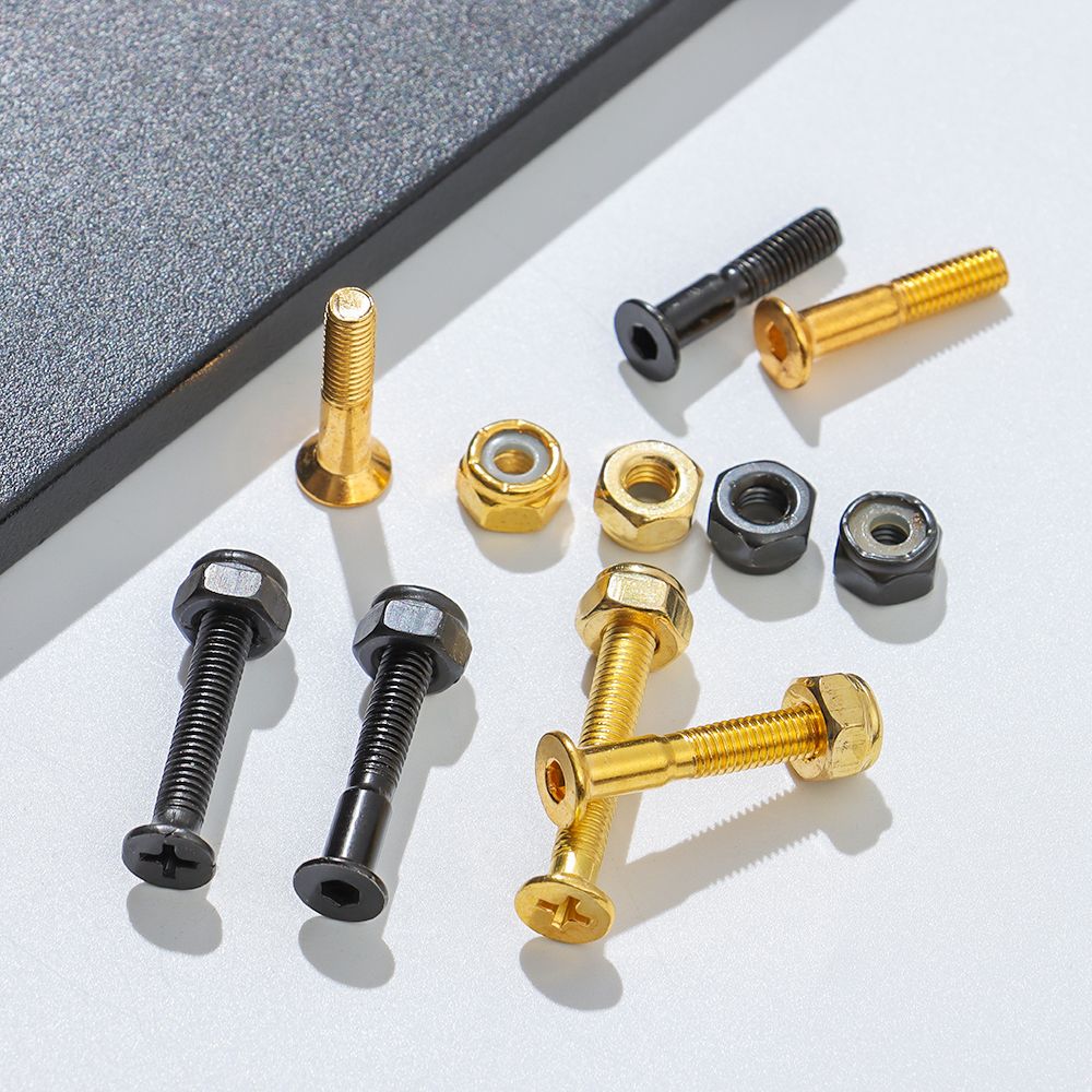 Аксессуары Детали для лонгбордов на открытом воздухе Болты для скейтбордов Крепеж Гайки Крепеж Винты