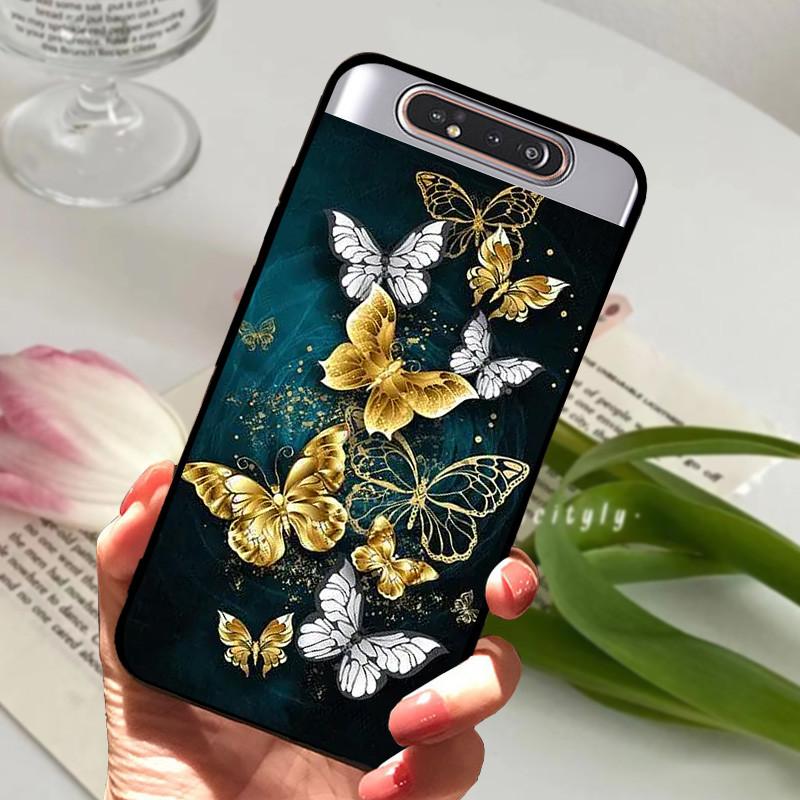 Чехол для Samsung Galaxy A80 A 80 Ударопрочный Мягкий ТПУ Силиконовый Чехол для Телефона Для Samsung Galaxy A80 Funda A80 2019 Capa Мультяшный