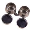 Palette Cup Large Mouth Single Dipper Pallete Cup Double Dipper Painting Pot Container with Lid and Clip for Drawing